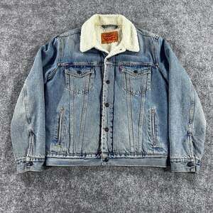 Levi's Men's Sherpa Lining Denim Trucker Jacket